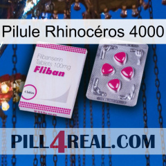 Pilule Rhinocéros 4000 32